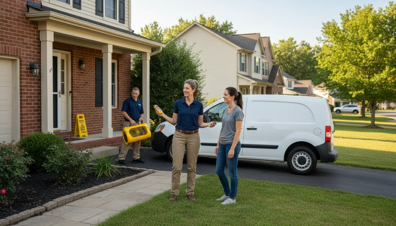 Water restoration image for Water Damage & Restoration Services in Menoken, ND